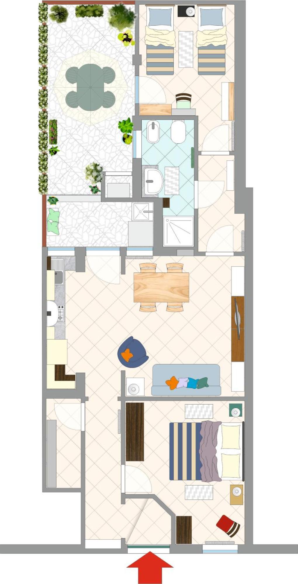 Il Piccolo Eden - Private Garden Apartment Livorno Luaran gambar